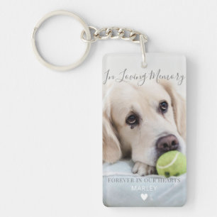 Huisdierherinnering Geschenk Hond Foto Sleutelhanger
