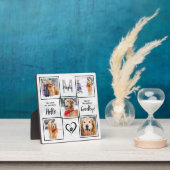 Huisdierherinneringssouvenir met 5 foto's collage fotoplaat (Insitu)