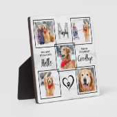Huisdierherinneringssouvenir met 5 foto's collage fotoplaat (Voorkant)