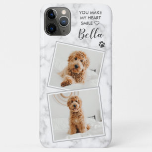 Huisdierhond Foto Je Maakt Mijn Hart Glimlachen Ma iPhone 11 Pro Max Hoesje