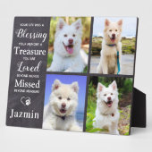 Huisdierhond Herdenkingscadeau - Troost bij het ve Fotoplaat (Zijkant)