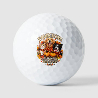 Huisdierliefhebber Thanksgiving Aangepaste Familie Golfballen