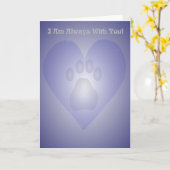 Huisdierrouwkaart Kaart (Gele Bloem)