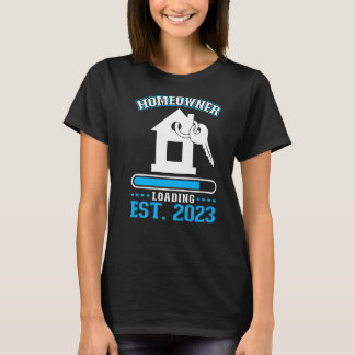 Huiseigenaar Laden Nieuwe huiseigenaar 2023 T-shirt