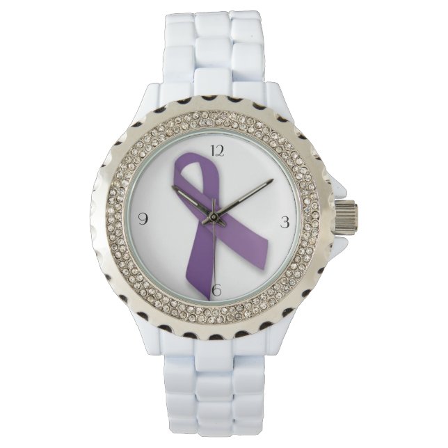 Huiselijk Misbruik Awareness Watch Horloge (Voorkant)