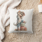 Huiselijke Kat & Zoete Huisdecoratie Kussen (Deken)