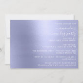 Huisfeest Pastel Roze Abstract Rookblauw Kaart (Voorkant)