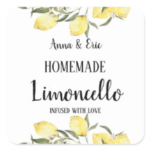 Huisgemaakte Limoncello Elegante Moderne Bruiloft