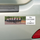 Huishoudelijke Cavalry Bumpersticker (Op auto)