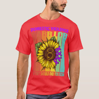 Huishoudelijke geweldpleger Geen artikel eindigt t T-shirt