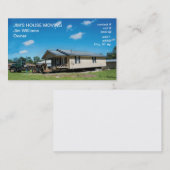 Huishoudelijke kant visitekaartje (Voorkant / Achterkant)