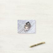 Huishoudelijke kat post-it® notes (Op bureau)