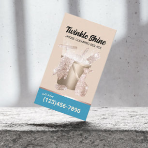 Huishoudelijke opruiming Moderne Begei & Blue Hous Visitekaartje