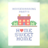 Huishoudelijke opwarming raamsticker (Vel 3)