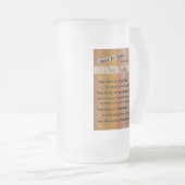 Huishoudelijke regels Frosted Mok (Voorkant rechts)