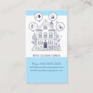 Huishoudelijke schoonmaak thuisdiensten charmerend visitekaartje