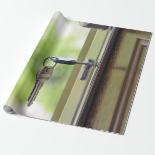 Huishoudelijke sleutels cadeaupapier