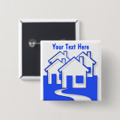 Huishoudens Button Pin (Voorkant /achterkant)