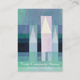 Huishoudens door Paul Klee Visitekaartje