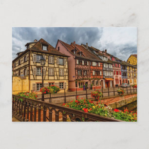 Huishoudens in Colmar, Elzas, Frankrijk Briefkaart