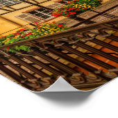 Huishoudens in Colmar, Elzas, Frankrijk Poster (Hoek)