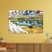 Huishoudens in Groenland Canvas Afdruk (Insitu (Woonkamer))
