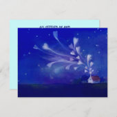 HUISHOUDKUNDIGE HOUSEWARMINGPARTIJ INVITE INVITATI KAART (Voorkant / Achterkant)