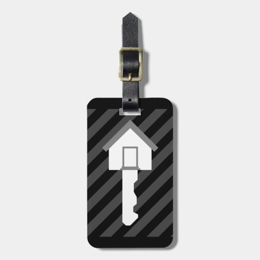 huishoudster bagagelabel (Voorkant verticaal)