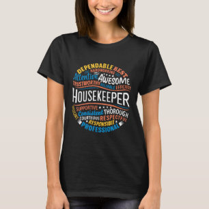 Huishoudster Gifts Funny Huishouden Week Apprecia T-shirt