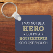 Huishoudster nieuwigheid sleutelhanger (Voorkant)