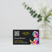 Huishoudster QR Visitekaartje (Staand voorkant)