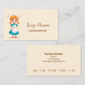 huishoudster visitekaartje (Voorkant / Achterkant)