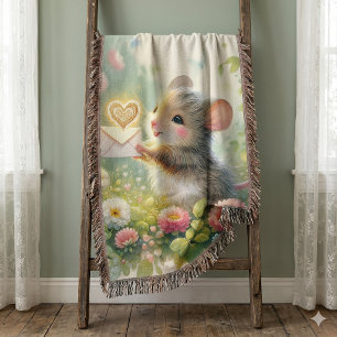 Huisje Muis Liebesbrief Weide Deken