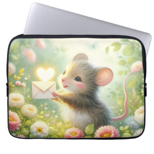 Huisje Muis Liebesbrief Weide Laptop Sleeve