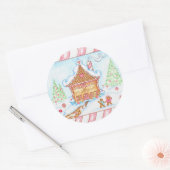 Huisje van peperkoek Sticker (Envelop)