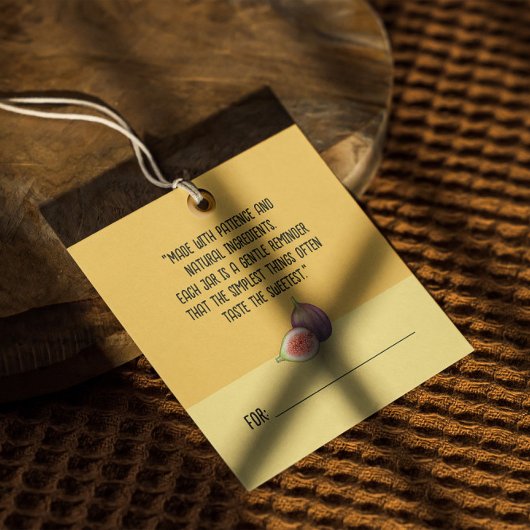 Huisje Zelfgemaakte Fig Jam Product Labels