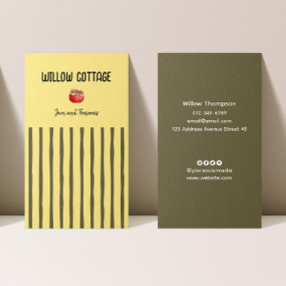 Huisje Zelfgemaakte Jam en conserven Visitekaartje