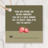 Huisje Zelfgemaakte Strawberry Jam Product Labels (Voorkant)