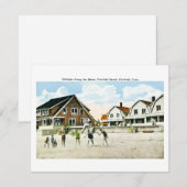 Huisjes langs de kust, Fairfield, Connecticut (Voorkant / Achterkant)