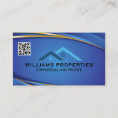 Huislogo | Daklogo | QR-code Visitekaartje (Voorkant)