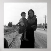 Huisloze moeder en kind - 1939 poster (Voorkant)