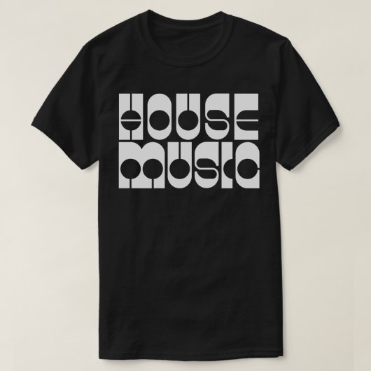 huismuziek t-shirt (Design voorkant)