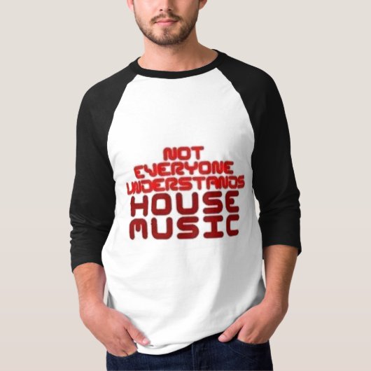 huismuziek t-shirt (Voorkant)