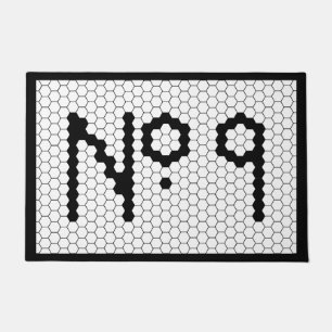 Huisnummer Appartement  Tegel Design 9 Deurmat