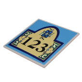 Huisnummers, Personaliseren, Nummers bewerken Tegeltje (Zijkant)