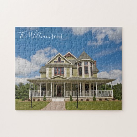 Huisopwarming Cadeau Custom New House Foto Legpuzzel (Horizontaal)