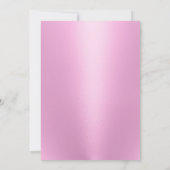 Huisopwarming Cocktail Party Moderne roze Kaart (Achterkant)