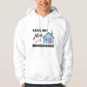 Huisopwarmingsfeest Noem me Mrs Homeowner Hoodie (Voorkant)