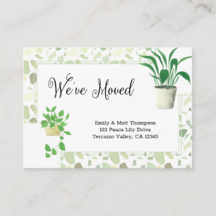 Huisplanten en Green Terrazo We hebben ons verplaa Informatiekaartje