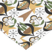 Huisplanten in Wooden Bowls | Midden-eeuw Korte Tafelloper (Hoek)